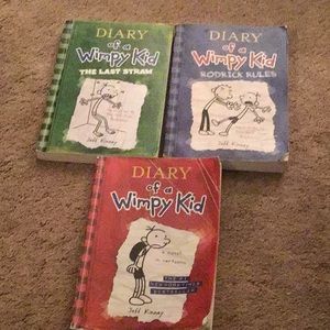 Diary of a wimpy kid paperback books 1-3